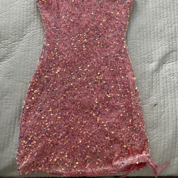 lucy in the sky pink dress size small🫶🏼 - Picture 2 of 4